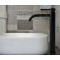 Paffoni Light - Mitigeur de lavabo avec garniture de vidage, noir mat LIG085NO