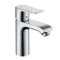 Hansgrohe Metris - Mitigeur de lavabo 110, LowFlow 3,5 l/min avec vidage, chrome 31203000