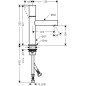 Axor Uno - Mitigeur de lavabo 110, chrome 45002000