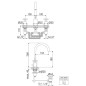 Steinberg 250 - Mitigeur de lavabo avec vidage, installation 3 trous, noir mat 250 2000 S