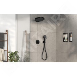 Hansgrohe ShowerSelect Comfort - Mitigeur thermostatique encastré, 2 sorties, noir mat 15554670