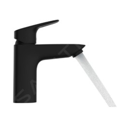 Hansgrohe Logis - Mitigeur de lavabo, CoolStart, EcoSmart, noir mat 71103670