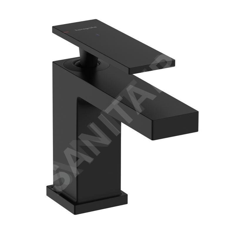 Hansgrohe Tecturis E - Mitigeur de lavabo avec vidage, CoolStart, EcoSmart, noir mat 73002670