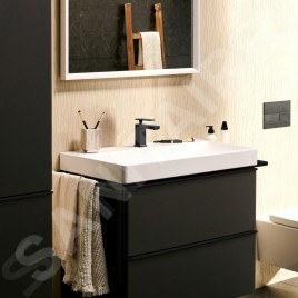 Hansgrohe Tecturis E - Mitigeur de lavabo avec vidage, CoolStart, EcoSmart, noir mat 73002670