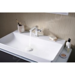 Hansgrohe Tecturis E - Mitigeur de lavabo avec vidage Push-Open, CoolStart, EcoSmart, chrome 73020000
