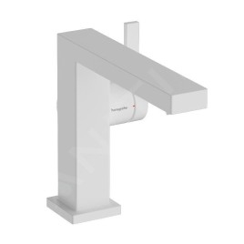 Hansgrohe Tecturis E - Mitigeur de lavabo avec vidage Push-Open, CoolStart, EcoSmart, blanc mat 73020700
