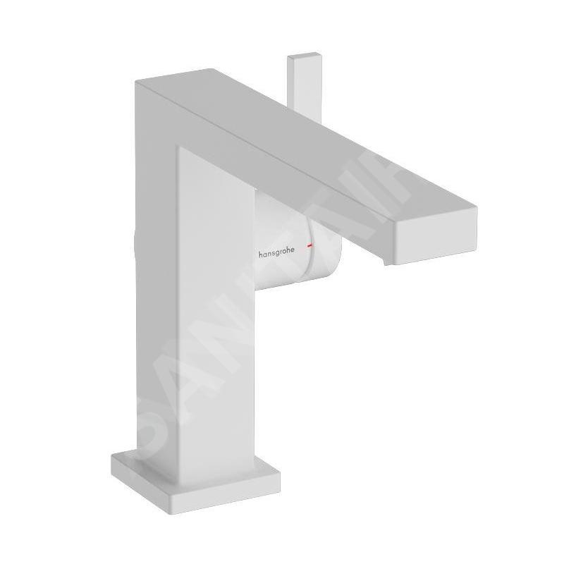 Hansgrohe Tecturis E - Mitigeur de lavabo avec vidage Push-Open, CoolStart, EcoSmart, blanc mat 73020700