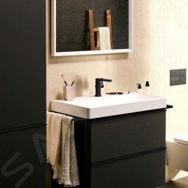 Hansgrohe Tecturis E - Mitigeur de lavabo, CoolStart, EcoSmart, noir mat 73021670