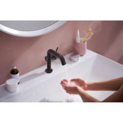 Hansgrohe Tecturis S - Mitigeur de lavabo, CoolStart, EcoSmart, noir mat 73321670