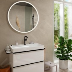 Hansgrohe Tecturis S - Mitigeur de lavabo avec vidage Push-Open, CoolStart, EcoSmart, noir mat 73360670