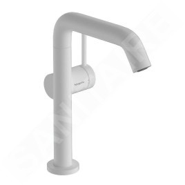 Hansgrohe Tecturis S - Mitigeur de lavabo avec vidage Push-Open, CoolStart, EcoSmart, blanc mat 73360700