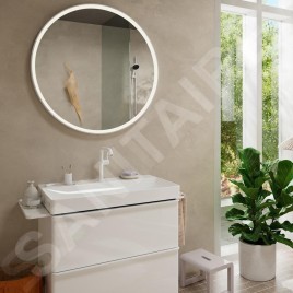 Hansgrohe Tecturis S - Mitigeur de lavabo avec vidage Push-Open, CoolStart, EcoSmart, blanc mat 73360700