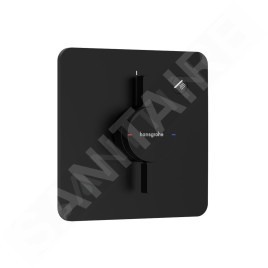 Hansgrohe DuoTurn Q - Mitigeur de douche encastré, noir mat 75614670