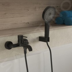 kielle Oudee - Mitigeur de baignoire, noir mat 10315104