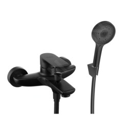 kielle Vega - Mitigeur de baignoire avec accessoires, noir mat 10318SN14
