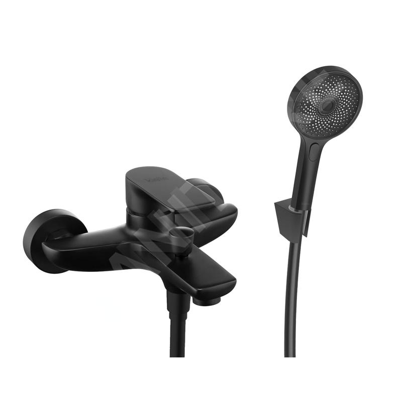 kielle Vega - Mitigeur de baignoire avec accessoires, noir mat 10318SN14 kielle Vega - Mitigeur de baignoire avec accessoires, noir mat 10318SN14