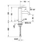 Duravit C.1 - Mitigeur de lavabo, noir mat C11020002046