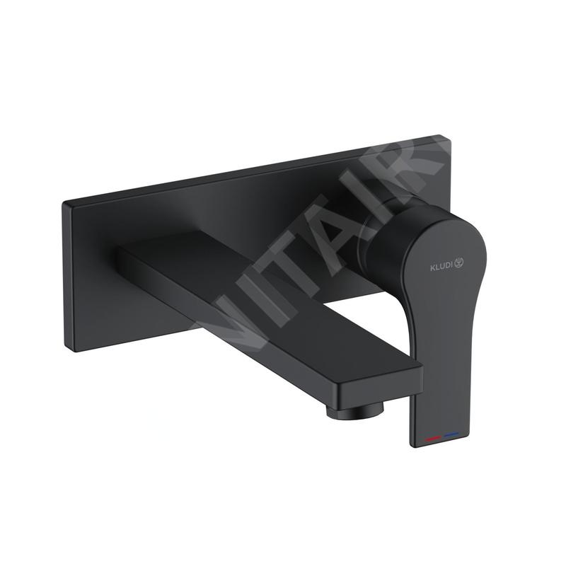 Kludi Zenta SL - Mitigeur de lavabo encastré, noir mat 482473965