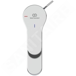 Ideal Standard Cerabase - Mitigeur de lavabo avec vidage, BlueStart, chrome BC832AA