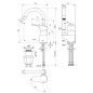 Ideal Standard Cerabase - Mitigeur de lavabo avec vidage Click-Clack, chrome BC837AA