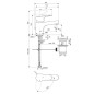 Ideal Standard Cerabase - Mitigeur de lavabo avec vidage, BlueStart, chrome BD395AA