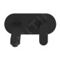 Ravak Chrome - Mitigeur encastré de lavabo avec corps d'encastrement, noir mat X070430