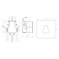 Ravak R-box - Corps d’encastrement Vertical O2 pour mitigeur encastré X070234