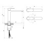 Ravak Eleganta - Mitigeur de lavabo, chrome X070384