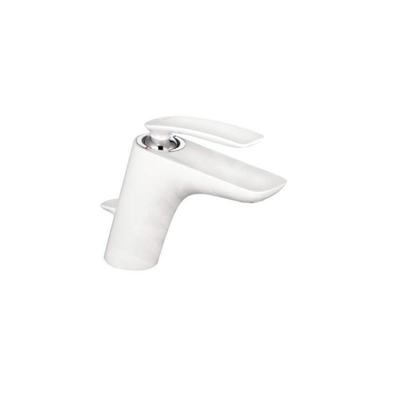 Kludi Balance - Mitigeur de lavabo, blanc/ chrome 520239175