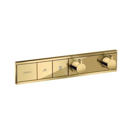 Hansgrohe RainSelect - Mitigeur encastré pour 2 sorties, aspect d'or poli 15380990