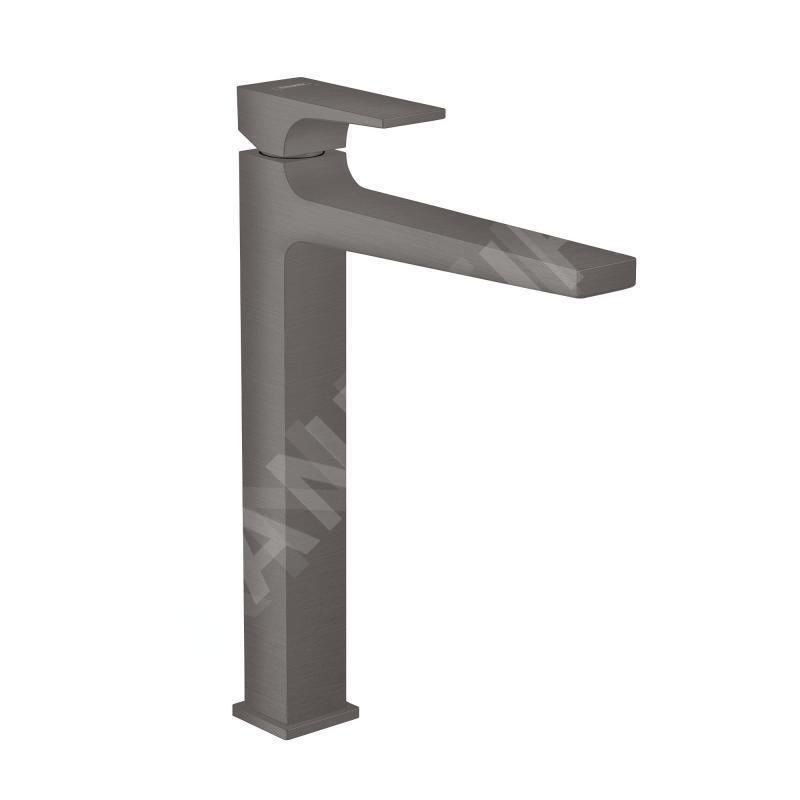Hansgrohe Metropol - Mitigeur de lavabo avec bonde Push-Open, noir chromé brossé 32512340