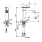 Ideal Standard Connect Air - Mitigeur de lavabo Grande Slim, chrome A7015AA