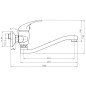 Novaservis Titania Iris - Mitigeur de lavabo, chrome 92070,0