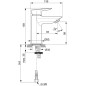 Ideal Standard Tesi - Mitigeur de lavabo, chrome A6559AA