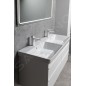 Sapho Spy - Mitigeur de lavabo sans bonde, blanc mat PY02/14