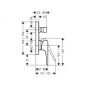 Hansgrohe Metropol - Mitigeur de baignoire encastré, chrome 74545000 Hansgrohe Metropol - Mitigeur de baignoire encastré, chrome 74545000