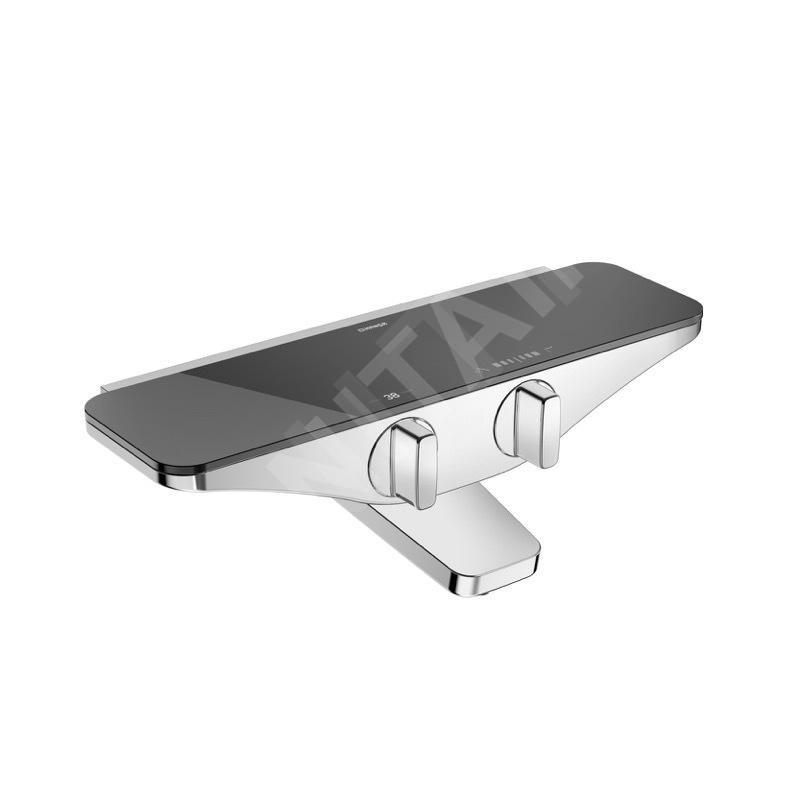 Hansa Emotion - Mitigeur thermostatique de baignoire, anthracite/chrome 5864217184