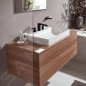 Hansgrohe Vivenis - Mitigeur de lavabo 90, installation 3 trous, Push-Open, EcoSmart, noir mat 75033670