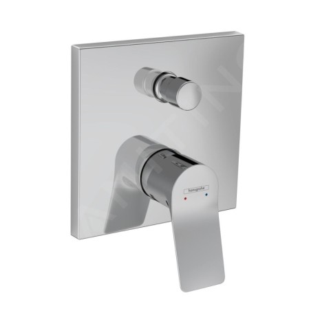 Hansgrohe Vivenis - Mitigeur de baignoire encastré, 2 sorties, chrome 75416000