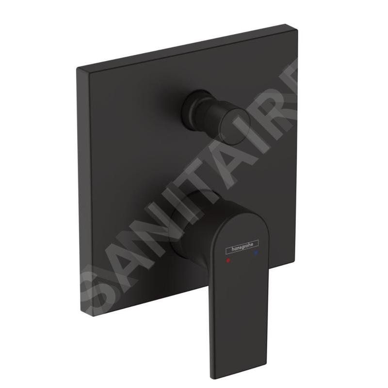 Hansgrohe Vernis Shape - Mitigeur de baignoire encastré, noir mat 71469670