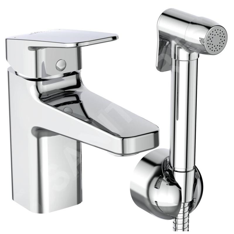 Ideal Standard CeraPlan - Mitigeur de lavabo avec douchette de bidet, chrome BD231AA