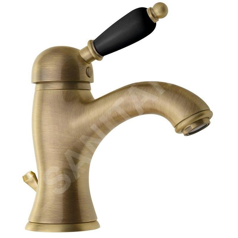 Sapho Kirké Black - Mitigeur de lavabo avec vidage, bronze KI02NB