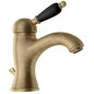 Sapho Kirké Black - Mitigeur de lavabo avec vidage, bronze KI02NB