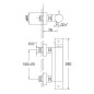 Steinberg 100 - Mitigeur thermostatique de douche, noir mat 100 3200 S