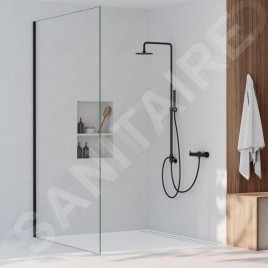 Steinberg 100 - Mitigeur thermostatique de douche, noir mat 100 3200 S