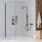 Steinberg 100 - Mitigeur thermostatique de douche, noir mat 100 3200 S