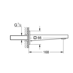 Grohe Plus - Bec de baignoire, supersteel 13404DC3