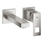 Grohe Eurocube - Mitigeur de lavabo encastré, installation 2 trous, supersteel 19895DC0