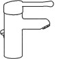 Hansa Medipro - Mitigeur de lavabo, chrome 01612106 Hansa Medipro - Mitigeur de lavabo, chrome 01612106