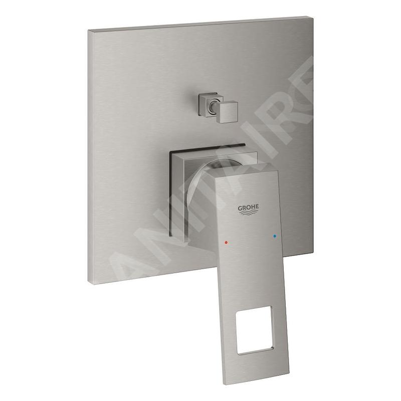 Grohe Eurocube - Mitigeur encastré pour 2 sorties, supersteel 24062DC0 Grohe Eurocube - Mitigeur encastré pour 2 sorties, supersteel 24062DC0
